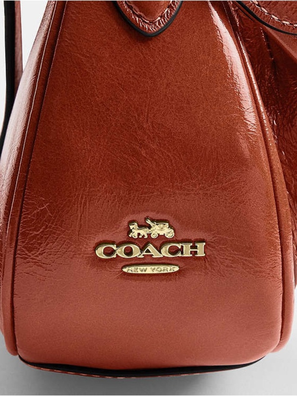 ‼️LAST 1 NWT COACH Ashton 2way Shoulder Bag CBJ01 glazed leather - Picture 5 of 14